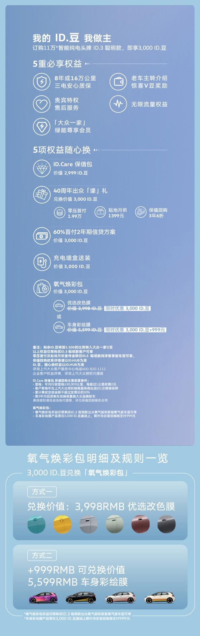 上汽大众ID.3聪明款上市 智能升级引领驾乘新体验