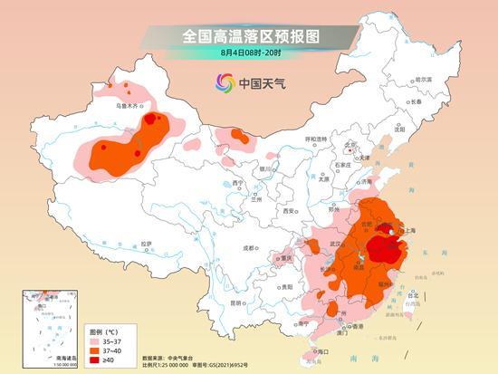 江南多地出现大范围高温天气 南方多地酷热难耐，10余省份“烧烤”模式持续