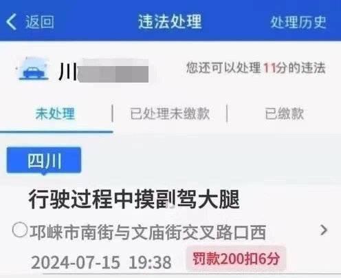 开车看美女被开罚单？P的 网络谣言再添笑料