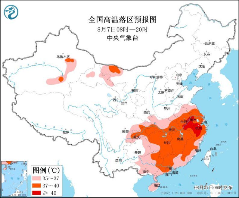 华北等地将有较强降雨 南方大部地区高温天气持续