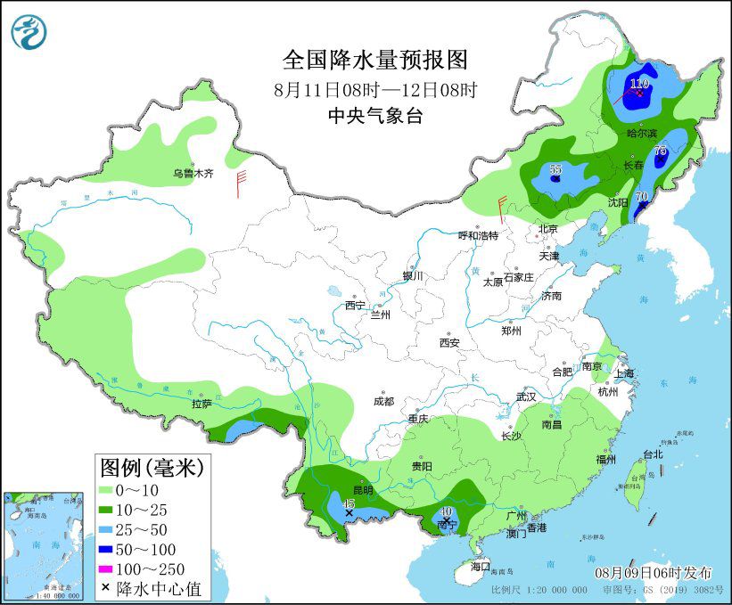 华北东北四川盆地等地有强降雨 南方大部地区高温持续